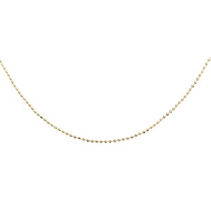 Lantisor argint placat cu aur galben 50 cm DiAmanti BEAD8L100G-50cm-DIA (Argint 925‰ 1,6 g.)